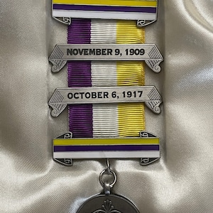 Rare reproduction suffragette *Hunger Strike Medal* *Alice Paul* Suffragist National Woman&#39;s Party ERA Votes for Women