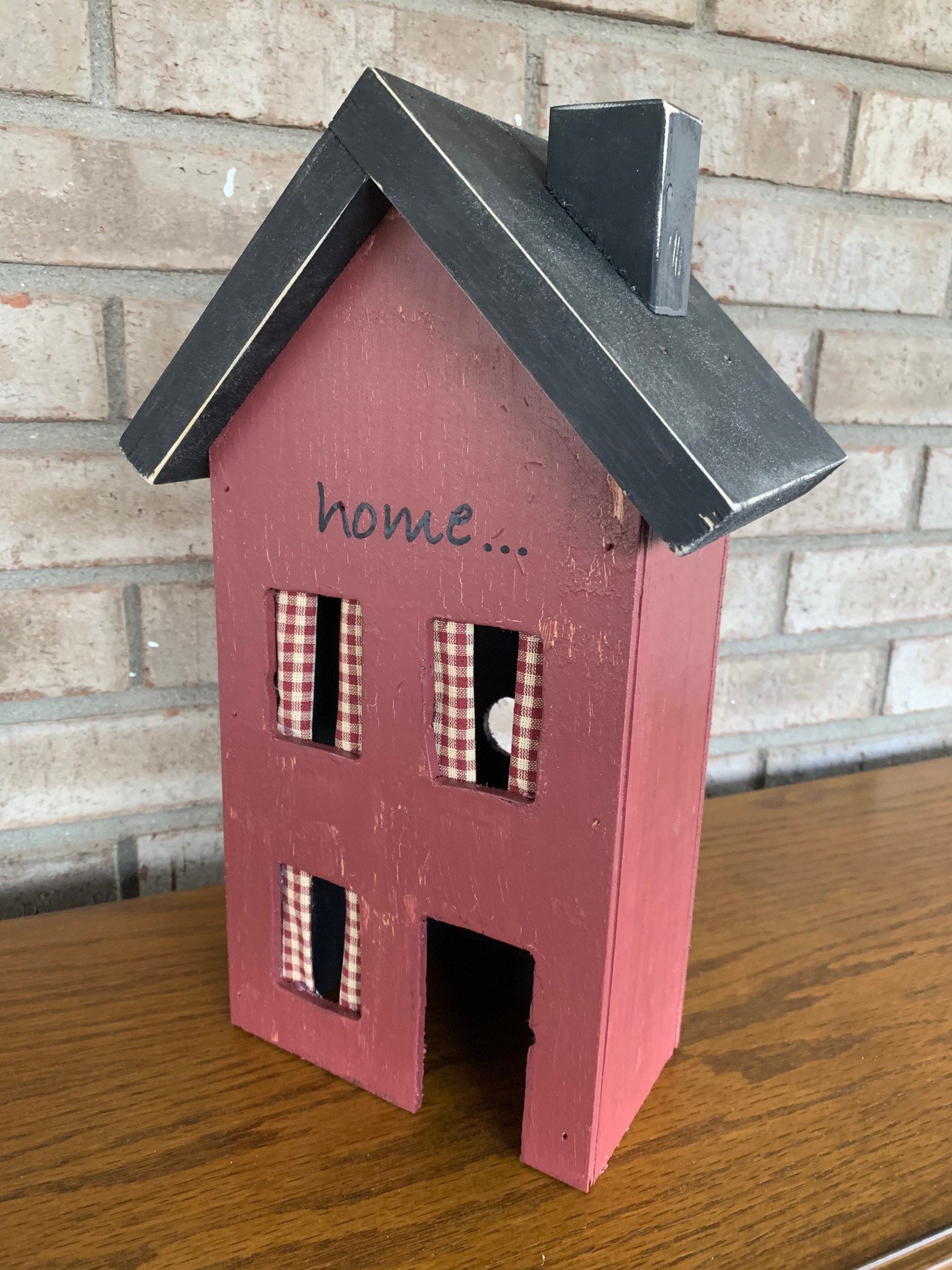 Country Cracker Box Houses Medium Size Etsy