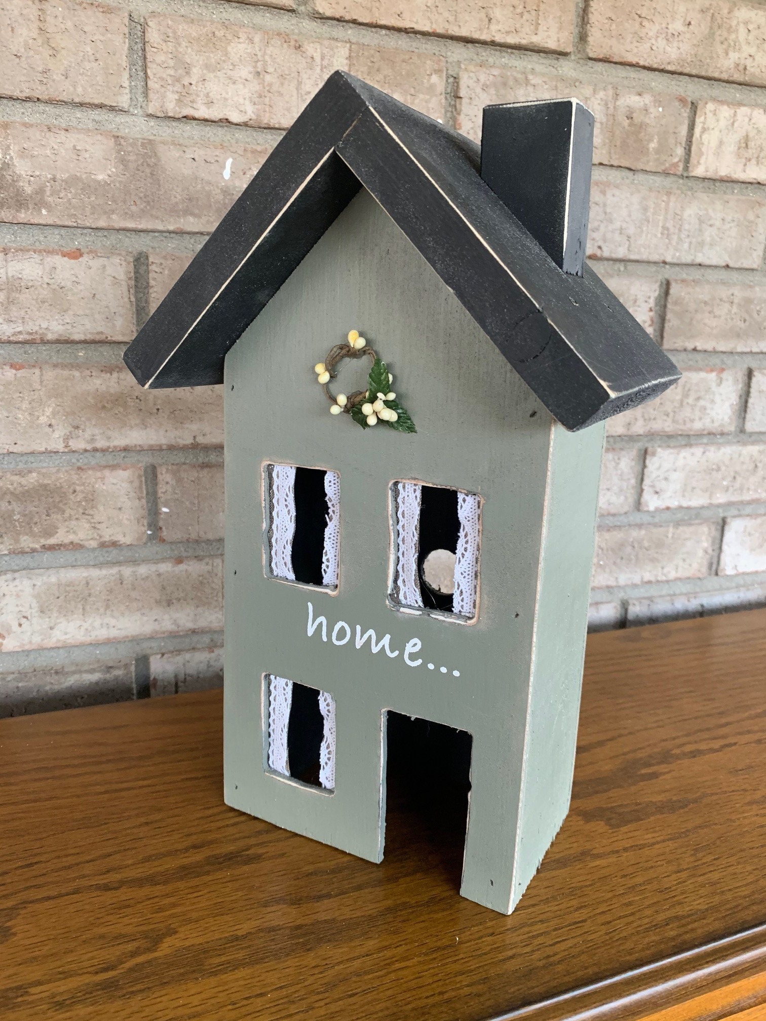 Country Cracker Box Houses Medium Size Etsy