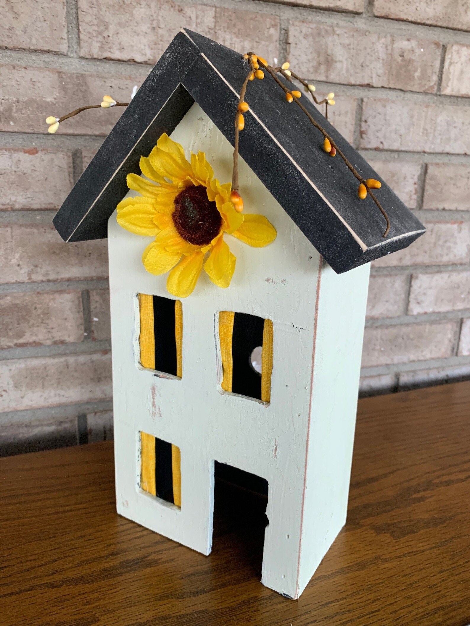 Country Cracker Box Houses Medium Size Etsy