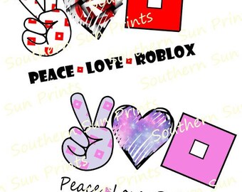 Download Peace Love Roblox Etsy