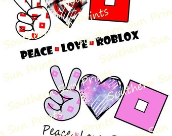 Peace Love Ro.blox Gamer READY TO PRESS 