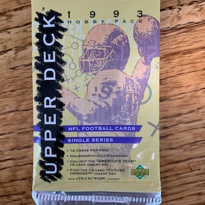 Vintage Upper Deck 1993 Football Cards
