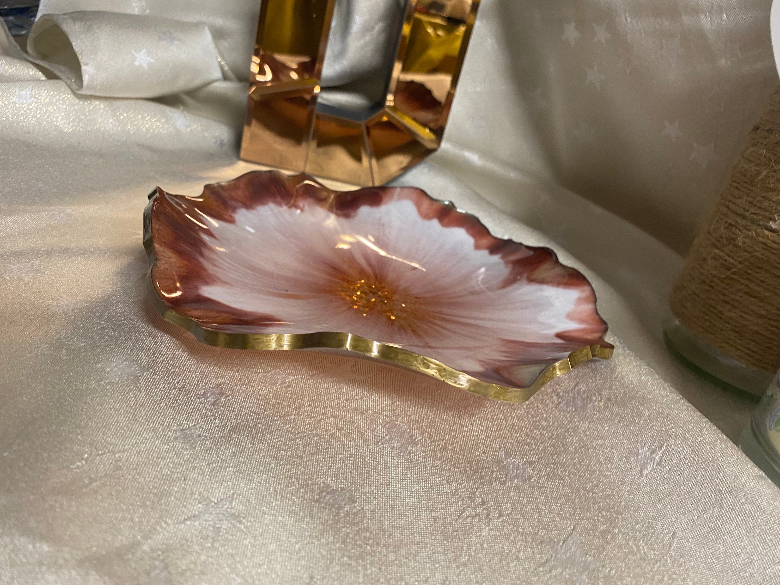 Crystal Resin Display Bowl Resin Flower Bowl Etsy UK