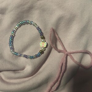 Pulsera mariposa azul
