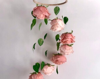 Rose Baby Mobile Etsy