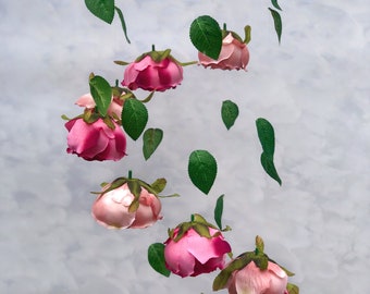 Rose Baby Mobile Etsy