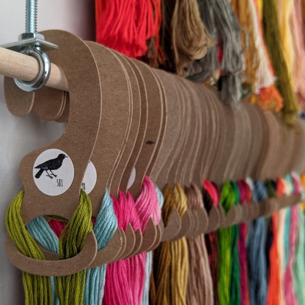 120 StitchyHug Hooks for Embroidery Floss Storage