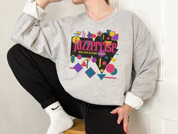 1980s Exercise Aerobics Sweatshirt Feel 