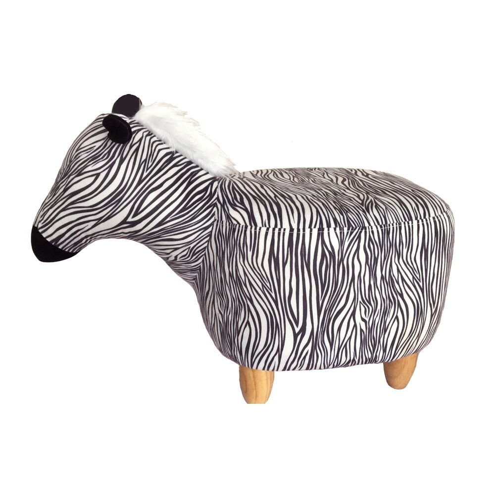 Zebra Footstool Etsy