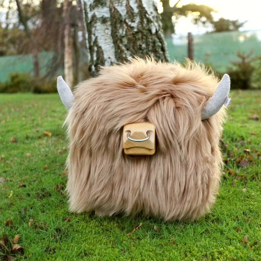 Highland Cow Footstool Etsy Singapore