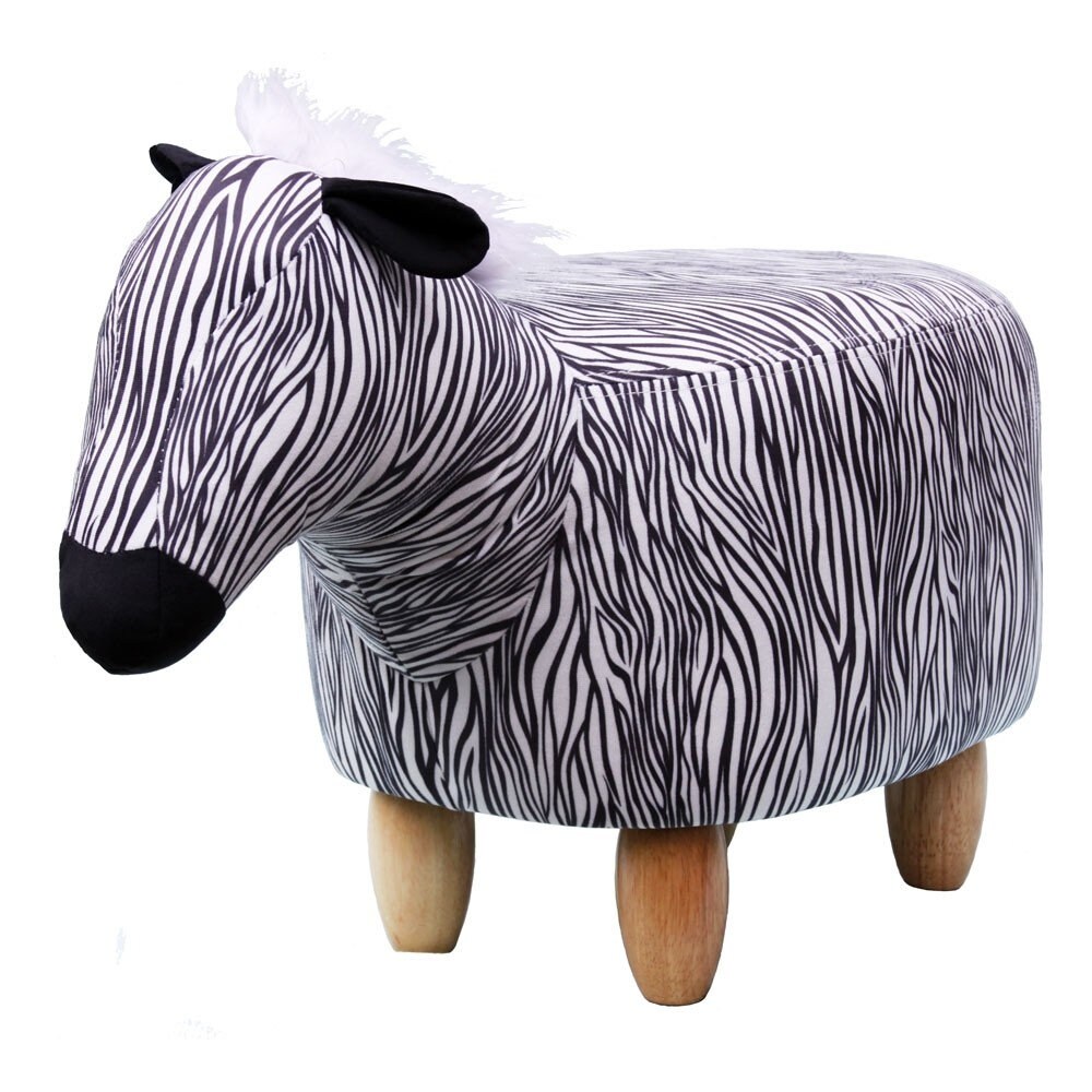Zebra Footstool Etsy