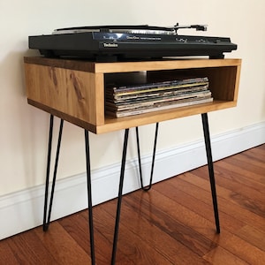 Vinyl Record Player Stand/End Table
