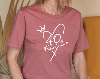40th Birthday Shirt, 50th Birthday, Custom Birthday Shirt, Personalised T Shirt, 6Oth Birthday Gift, Birthday Girl, 30th Birthday