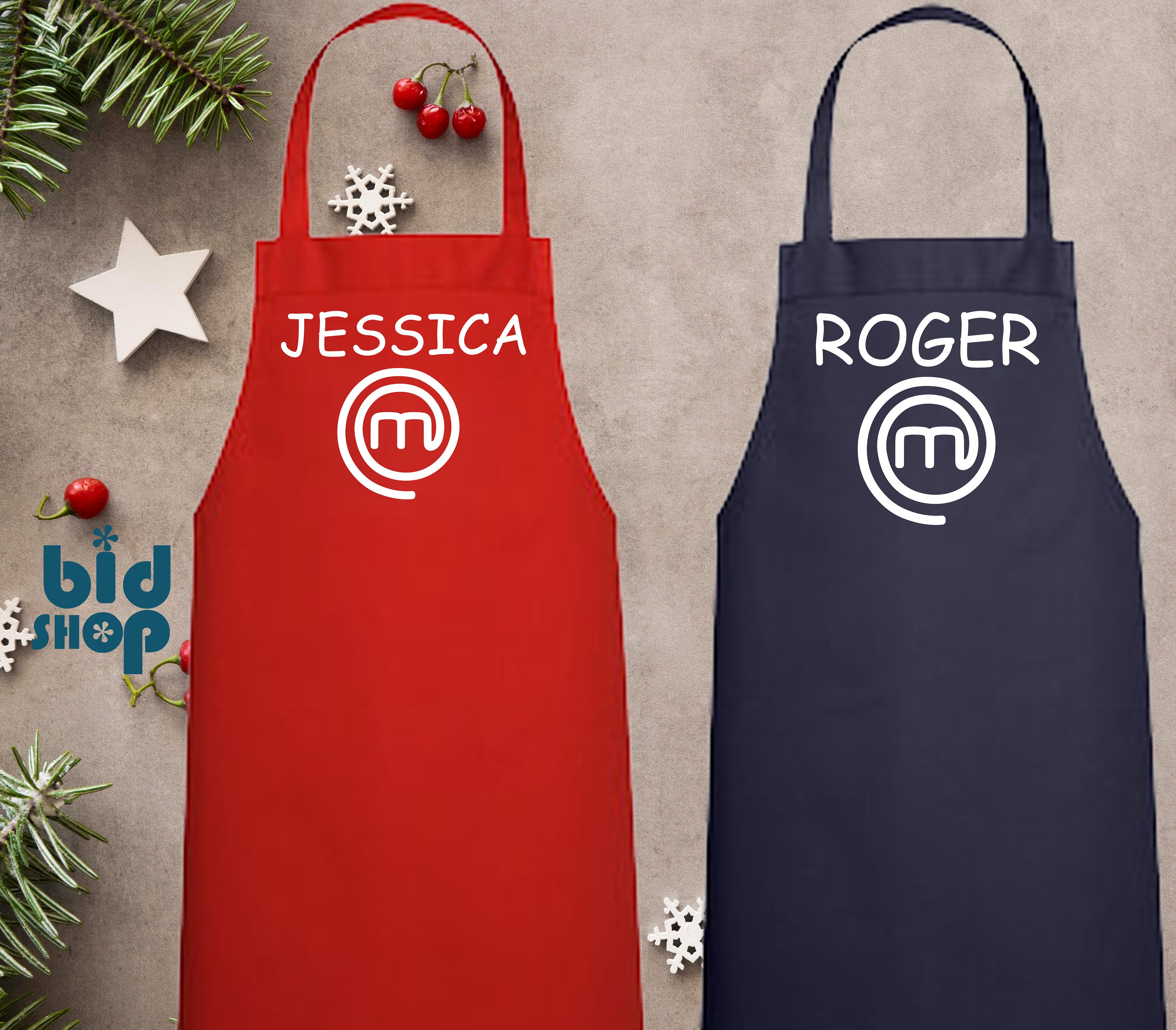 Masterchef Logo Apron Chef Apron Kitchen Gift Printed Apron