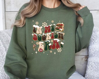 Bookish Era Sweatshirt, In My Bookish Era, Weihnachten Sweatshirt, Bücherwurm Geschenke, Lesepullover, Weihnachtsgeschenke, Weihnachtsbuch Top