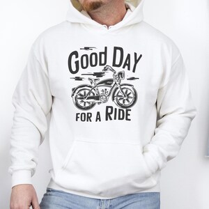 Bluza z kapturem "Good Day For A Ride", bluza z kapturem dla motocyklisty, bluza z kapturem dla motocyklisty, prezenty dla motocyklisty, bluza z kapturem dla motocyklisty, prezenty dla taty, wycieczka motocyklowa, prezenty dla motocyklisty zdjęcie 3
