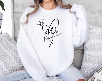 Custom Birthday Sweatshirt, 40th Birthday, 50th Birthday, 6Oth Birthday Gift, Birthday Girl, 30th Birthday, 1974 Jumper, 21st Birthday Gift
