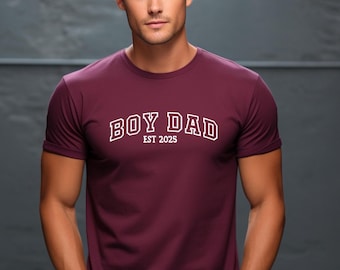 Boy Dad Shirt, Fathers Day Gifts, Dad Of Boys Shirt, Daddys Boy, Dad Est Shirt,  Dad Birthday Gift, Daddy To Be Shirt, New Dad Gift
