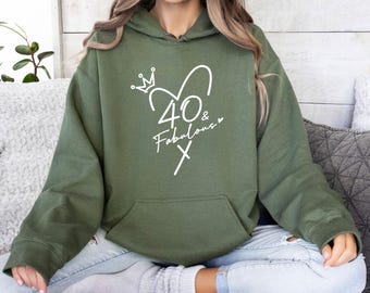 40th Birthday Hoodie, Custom Birthday Hoodie, 50th Birthday, Personalised Hoodie, Birthday Girl, 30th Birthday, Birthday Present