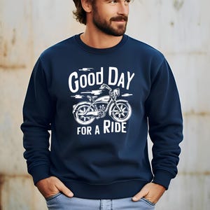 Ride Sweatshirt, Rider Sweatshirt, Motorcycle Jumper, Motorcycle Gifts, Motorbike Sweater, Dad Gifts, Motorcycle Road Trip, Motorcycle Man