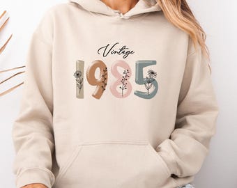 Sweat à Capuche Vintage 'Original 1954' - Cadeau Anniversaire 54 Ans Pour Homme Et Femme