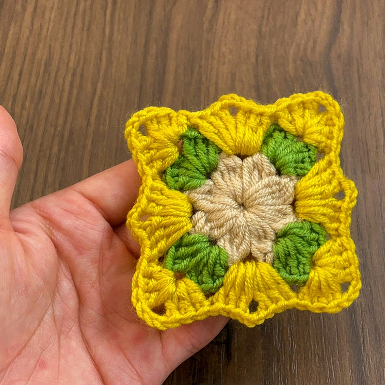 Small Crochet Granny Square Pattern – Beginner-friendly (PDF Pattern ...