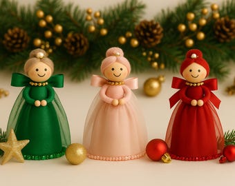 DIY Queen Doll Craft Pattern, Royal Ornament PDF Tutorial (Instant Download)