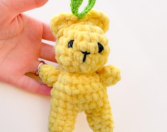 Mini Plush Teddy Bear Crochet Pattern PDF, Amigurumi Soft Toy Tutorial for Gifts