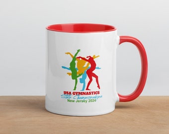 2024 State Championships USAG NJ Mug with Color Inside | 11oz & 15oz