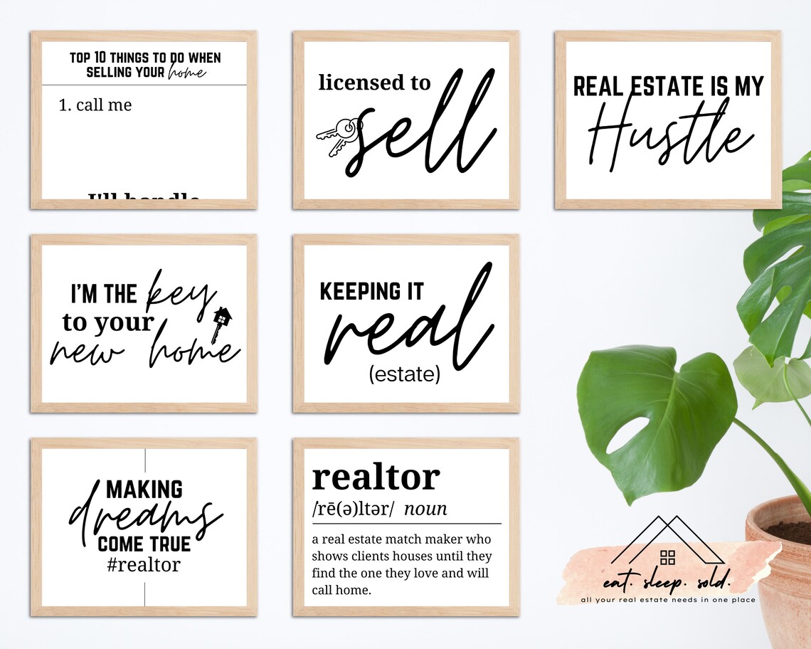 18 Social Media Posts for Realtors Real Estate Marketing Etsy España