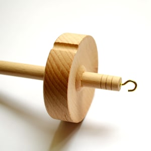 Wooden Top Whorl Drop Spindle: Classic Spinning Tool