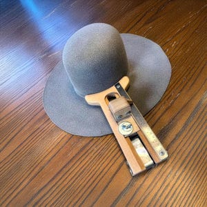 Round jack brim cutter. Hat making tool. Millinery tool.