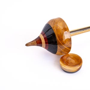 Tibetan spindle with cup. Support spindle.