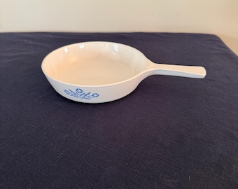 Vintage Pyrex Corning Ware Skillet P-63-B 6 1/2 inch Without Lid Cornflower Blue
