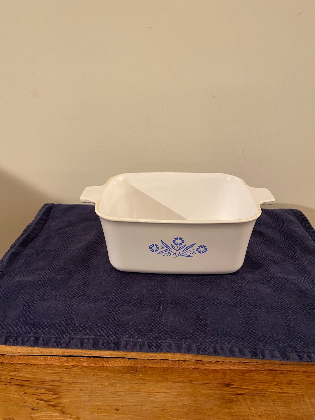 Vintage Corning Ware Blue Cornflower P-4-B Casserole Dish