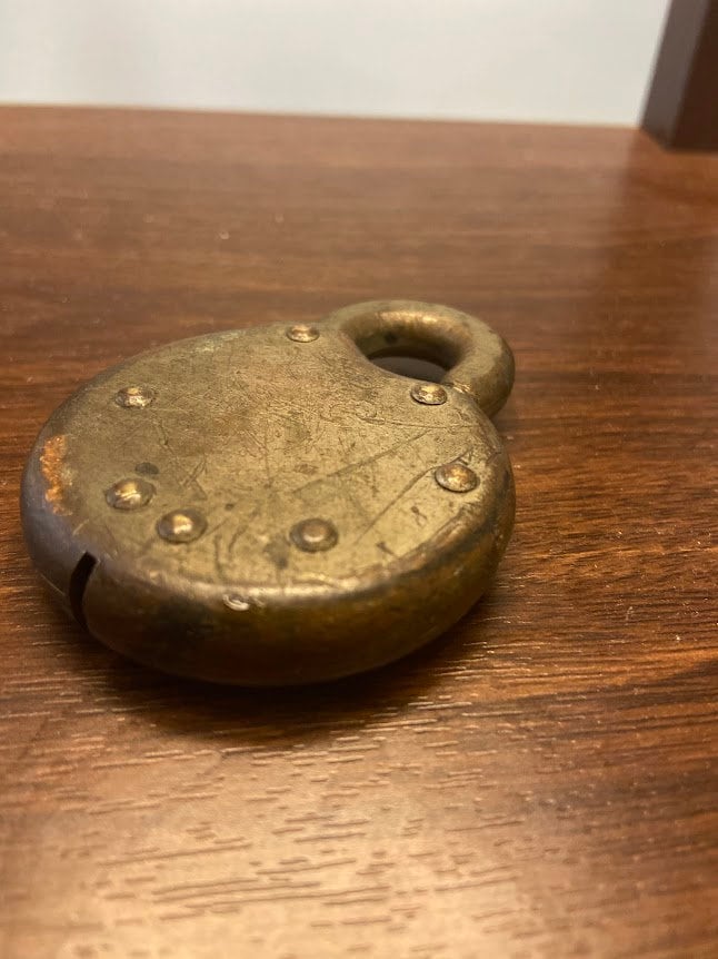 Antique Smith & Egge Mfg Co Giant Brass Padlock Bridgeport CT Etsy