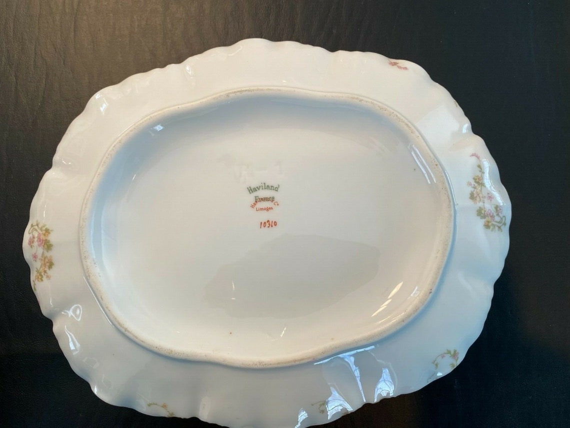 Antique Haviland Limoges Oval Covered Vegetable Dish Norma Etsy