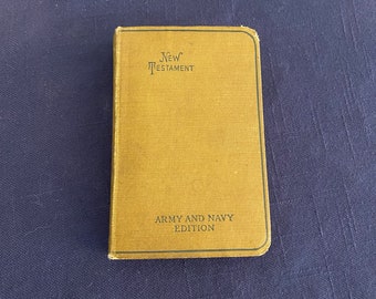 New Testament Army Navy 1917 Edition American Bible Society