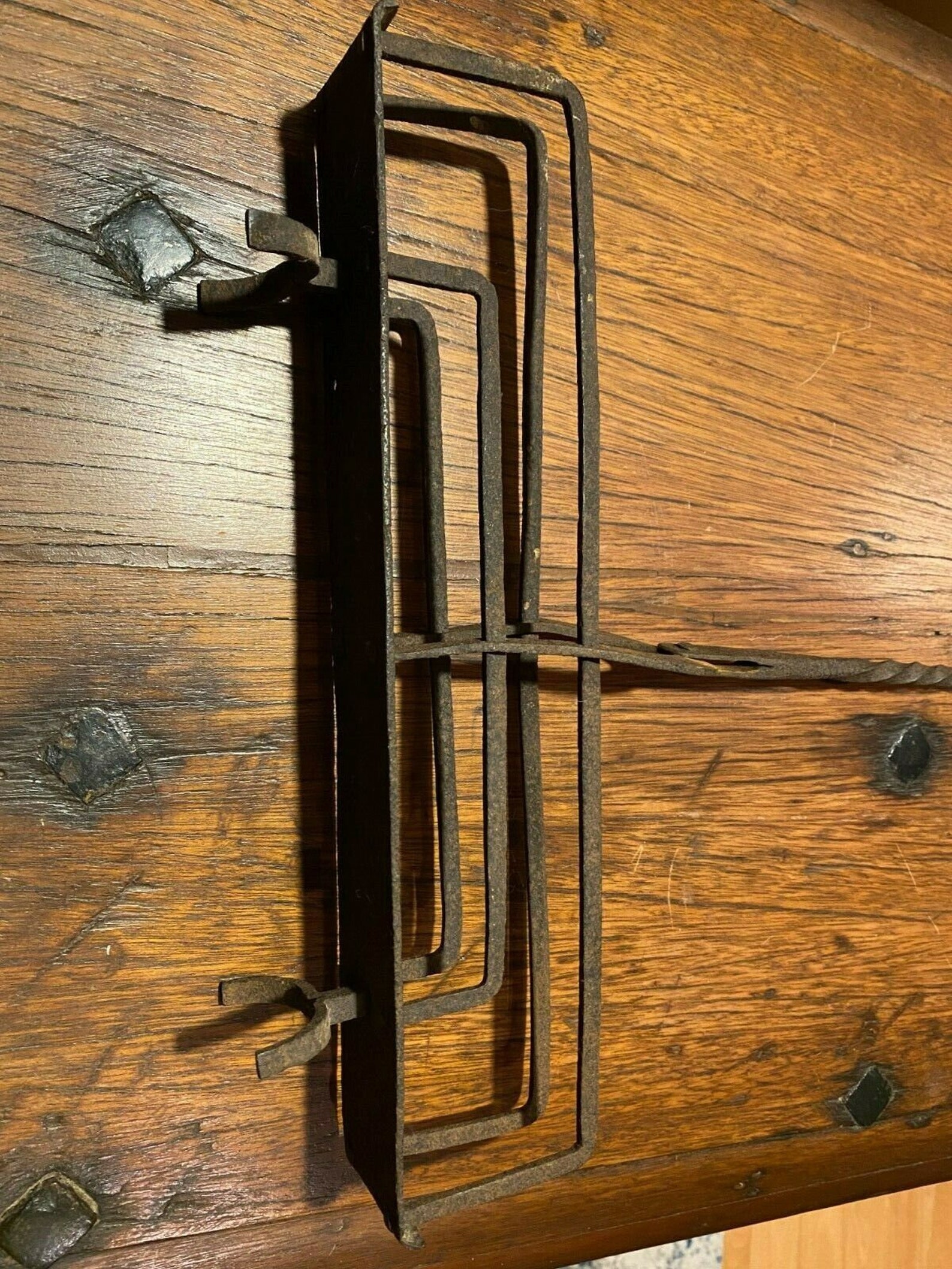 Antique Wrought Iron Fireplace Toaster Swiveled design Etsy