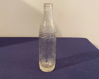 Green Mountain Ginger Ale Vintage Soda Bottle Heavy Duty Glass 8 ounce