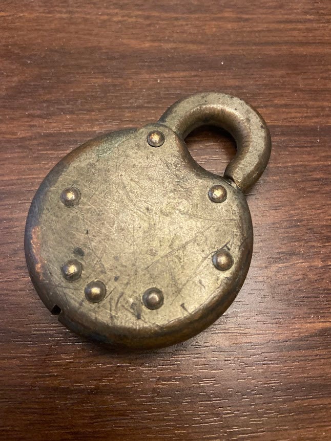 Antique Smith & Egge Mfg Co Giant Brass Padlock Bridgeport CT Etsy