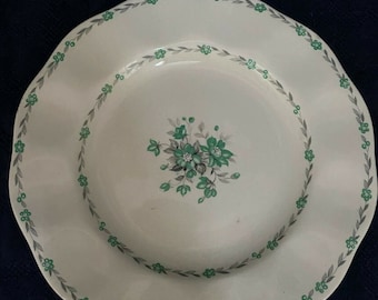 Vintage Dinner Plate Wedgewood & Co England 4/63 10” 1952 Hazel Pattern
