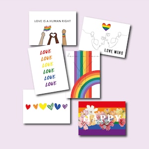 LGBT Postkarten 3er Set