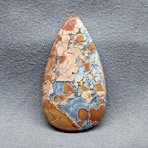 Top quality Maligano jasper Gemstone Designer Maligano Cabochon loose Scenic Jasper stone semi precious for making jewelry 46.55cts