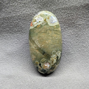 Rainforest Rhyolite Cabochon Natural Green Gemstone for Jewelry Making Polished Oval Crystal Cab Healing Stone DIY Pendant Craft Supplies