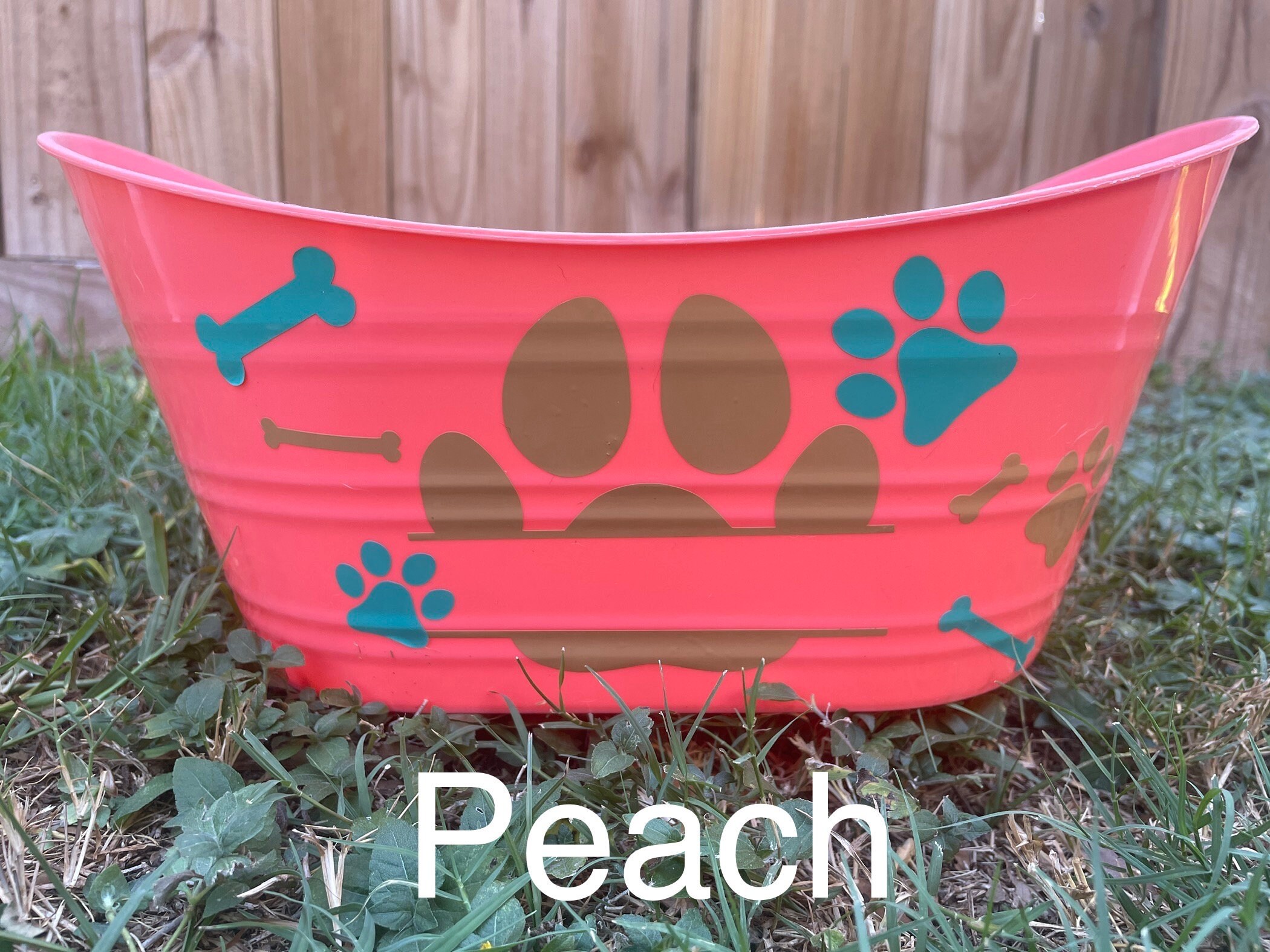 Personalized Dog Bin Dog Toy Basket Plastic Bin Pet Toy Etsy