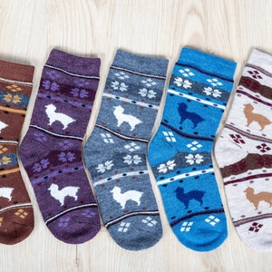 Lama Socken|Alpaka Socken|Tiersocken|niedliche Socken|Bunte Socken |Motivsocken|Themensocken| Socken Cooles Lama|Geschenkidee für Alpakafans