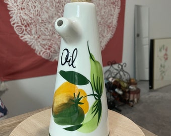 Ceramic made in Italy olive oil dispenser