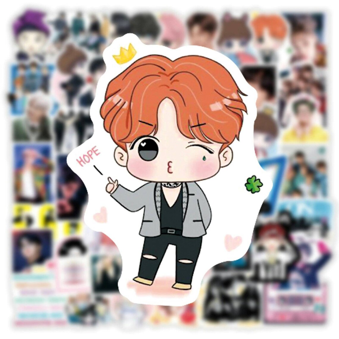 50pcs Kpop Stars Bangtan Boys Stickers Pack Korean Pop Music | Etsy